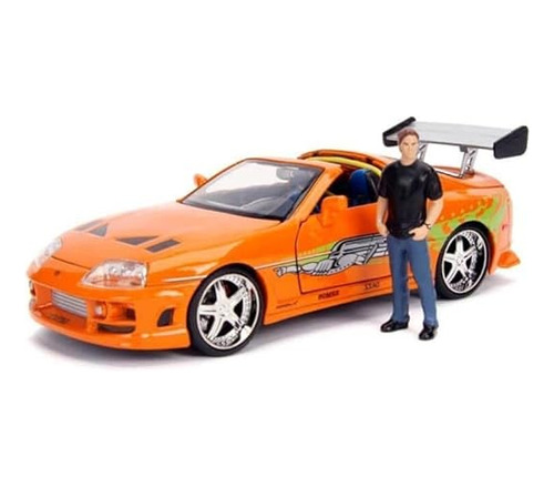 Jada Toys Furious Brian Toyota Supra Kit Modelo Fundición Pr