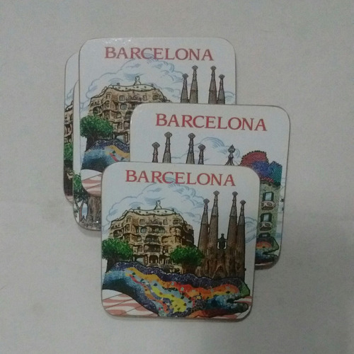 Pack 5 Posavasos Sin Uso Como Nuevos De Barcelona 