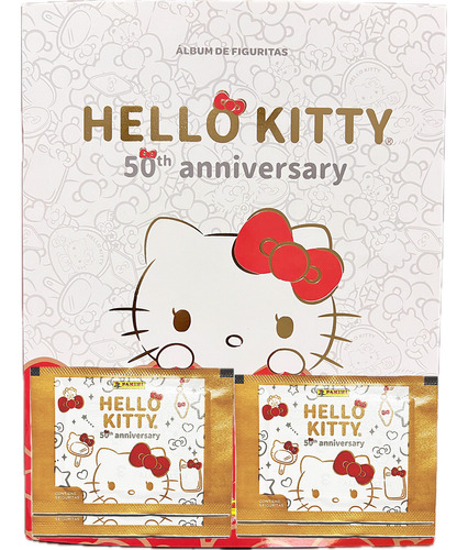 Álbum De Figuritas Hello Kitty 50º Aniversario + 40 Sobres