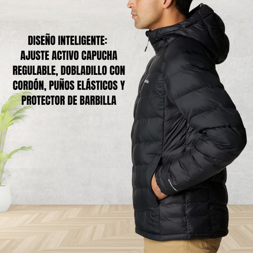 Campera Columbia Hombre Con Capucha Térmica Labyrinth Loop