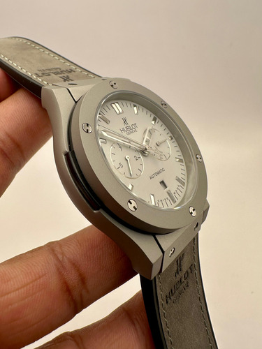 Reloj Automatico Fusion Automatic Cronos Gris Cristal Zafiro Gris Gris Gris (Reacondicionado)