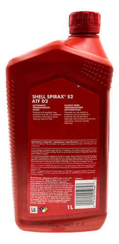 Aceite Transmision Automatica Dexron Ii Shell 1 Lt
