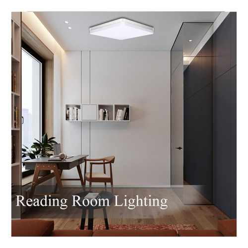 Panel Led Cuadrado Luz Blanco 36w Fsl