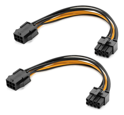 Paquete De 8 Cables De Alimentación Para Tarjetas Gráficas,
