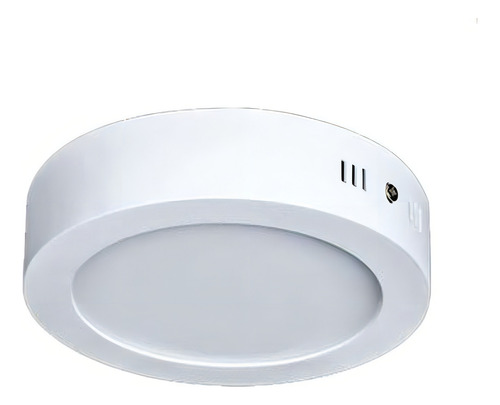 Plafon Aplicar Led 18w Redondo Luz Fria Jieli Color Blanco