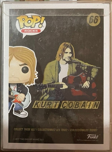 Funko Pop Kurt Cobain Hot Topic Exclusive (Usado)