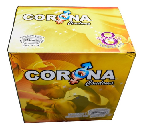 144 Preservativos Corona Condón - Unidad