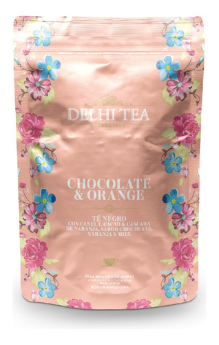 Te En Hebras Delhi Tea Chocolate & Orange - Doypack X 40g.