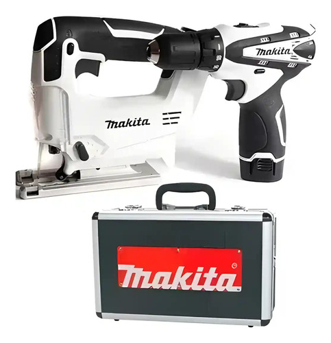 Taladro Hp330dwe + Caladora Jv100dw 12v Makita Dk1496wx