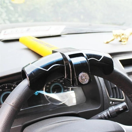 Traba Volantes Anti Robo Seguirdad Auto Tipo T Con 2 Llave