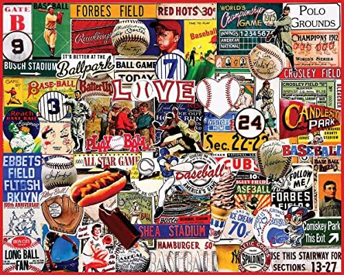 Rompecabezas De Béisbol White Mountain, Detalle Y Diversión