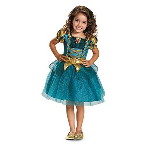 Disfraz De Valiente Princesa Merida De Disney Niñas Pe...