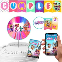 Comprar Kit Imprimible Cumple + Candy Editable - Super Gatitos