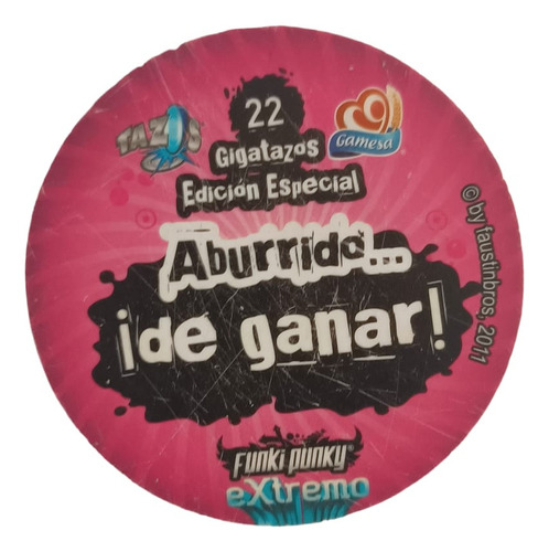 Tazo Funki Punky Extremo 22 Gigatazos Ed. Especial Monty (Usado)