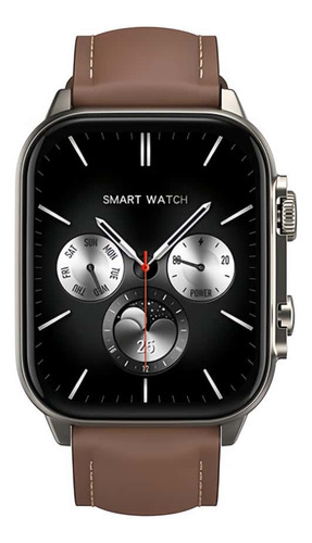 Smartwatch Amoled Bluetooth Para Ios Y Adroid Color Dorado