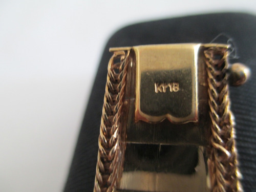 Relogio Mirvaine 17 Rubis Pulseira Bracelete Ouro 18k Femin.