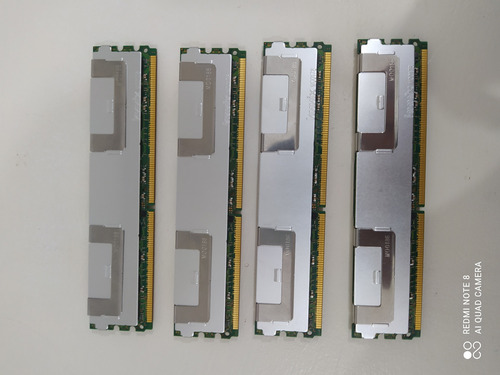 Imagem 2 de 3 de Memória Ecc Hynix Pc2-5300f 16gb 4x4gb