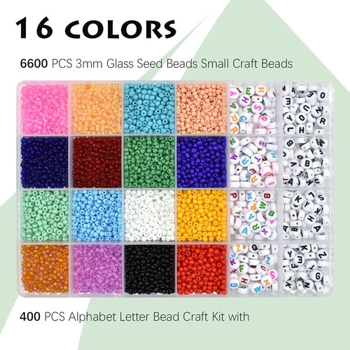 Kit Para Manualidades Pulseras, Collares Ideal Regalo Barril
