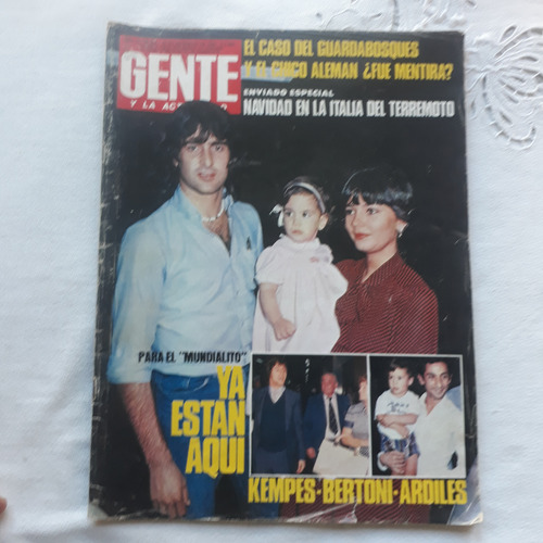 Revista Gente Nº 805 25/12/1980 Muerte De Campora Maradona (Usado)