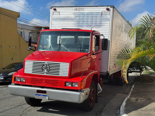 Mb 1218 Caminhão Truck 6x2 Baú De Aluminio 18 Paletes 9,50m