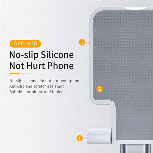 2025 Soporte De Teléfono Móvil For iPhone iPad Blanco