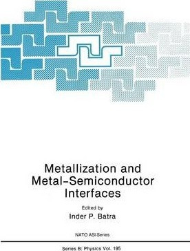 Libro Metallization And Metal-semiconductor Interfaces - ...