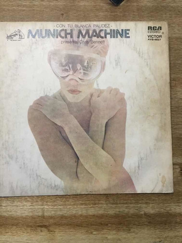 Vinilo De Múnich Machine . Con Tu Blanca Palidez .1978.