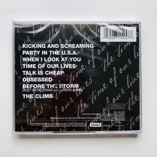 Miley Cyrus The Time Of Our Lives Ep 8 Temas + Poster Nuevo