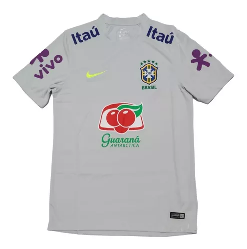 Camisa Seleção Brasileira Treino Cinza 2018 | MercadoLivre