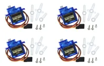 Comprar Micro Servo Motor 180 Graus 9g Sg90 Kit 4 Unidades Arduino