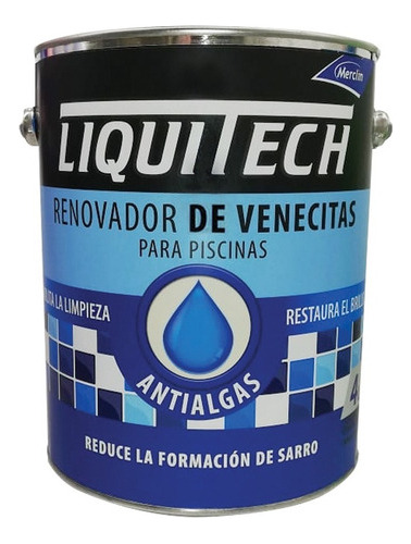 Pintura Renovador De Venecitas Liquitech Merclin 1 L Mm