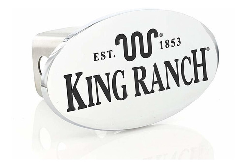 King Ranch Est. 1853 Wordmark Tapón De Enganche Para Remolqu