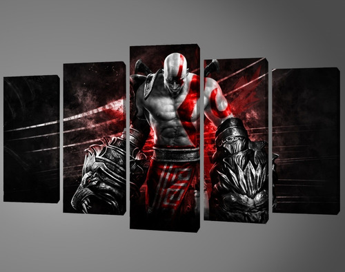 Cuadros En Canvas De Kratos God Of War 3 Gamer 100x56cm