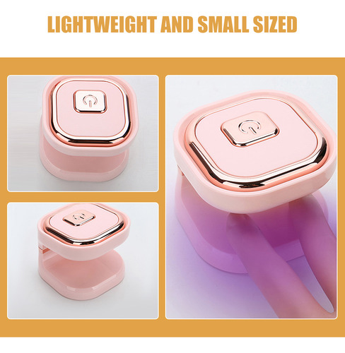Lâmpada De Unhas Uv: Luz De Secador De Unhas Led Portátil Mi