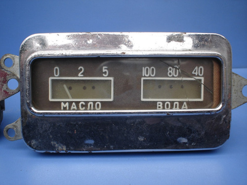 1956-1965 Moskvich 402 403 407 - Instrumentos Tablero Reloj