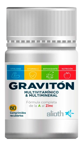 Gravitón Multivitamínico Multimineral Fórmula Completa 60u Sabor No