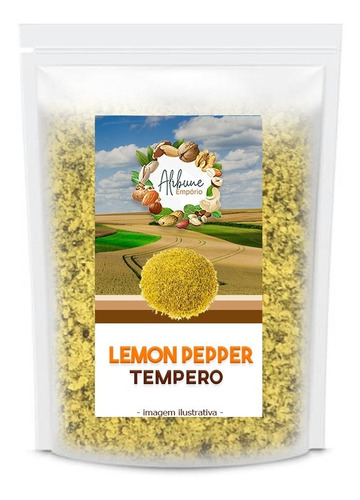 Lemon Pepper Tempero Premium 1 Kg Empório Alibune