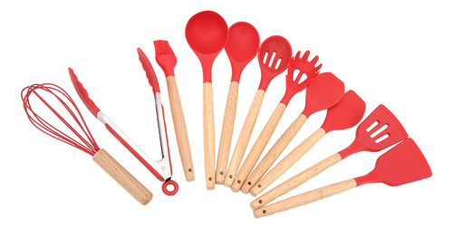 Juego De Utensilios De Cocina De 12 Piezas Mango Ergonómico