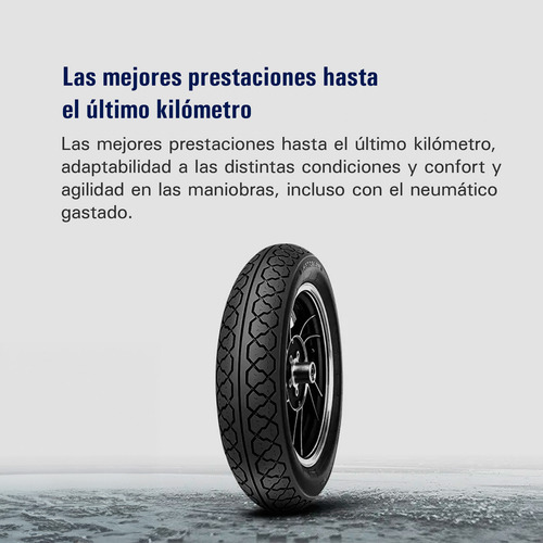 Cubierta Metzeler 3.00 18 Perfect Me77 Guerrero Gmx 150