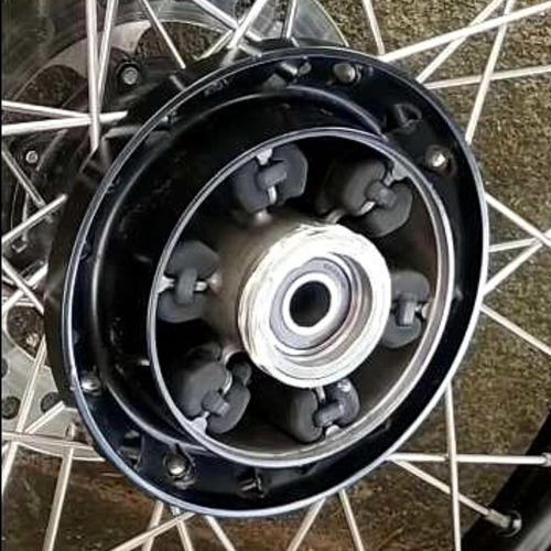 Imagem 2 de 9 de Bucha Coroa Coxim Moto Falcon Nx 400 Xre 300 + Graxa Sache