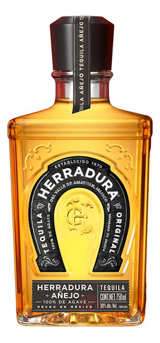 Tequila Herradura Añejo Bot - mL a $58