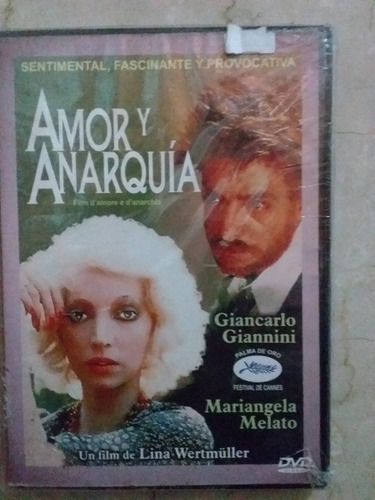 Dvd - Amor Y Anarquia - Gianinni- Mariangela Melato.
