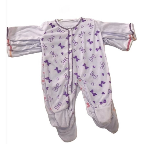  Pijama Enteriza Set 4 Unidades Bebes Bebitas Recién Nacido 