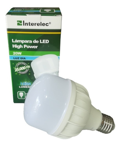 Lampara Led 20w Galponera Interelec Pack X10 220v E27 Color de la luz Blanco frío