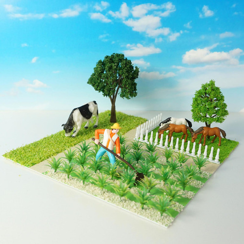 Paisaje De Árboles De Jardín, Kit De Bricolaje, Educativo