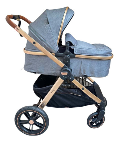 Coche Para Bebe Moisés Con Cubrepies. Toldillo Reversible
