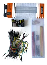 Comprar Pack Protoboard Mb102 Cables Mini Fuente 5v 3.3v
