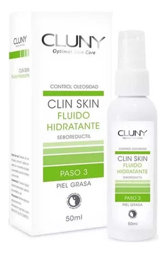 Cluny Skin Fluido Hidratante Control Oleosidad Piel Grasa 