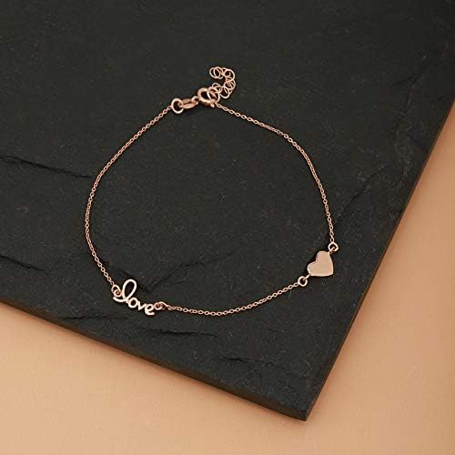 Vanbelle Chapado En Oro Rosa - Plata De Ley Con Sello 925 -