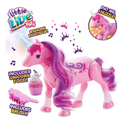 Toy Little Live Pets Sparkles My Dancing Unicorn Durante Más